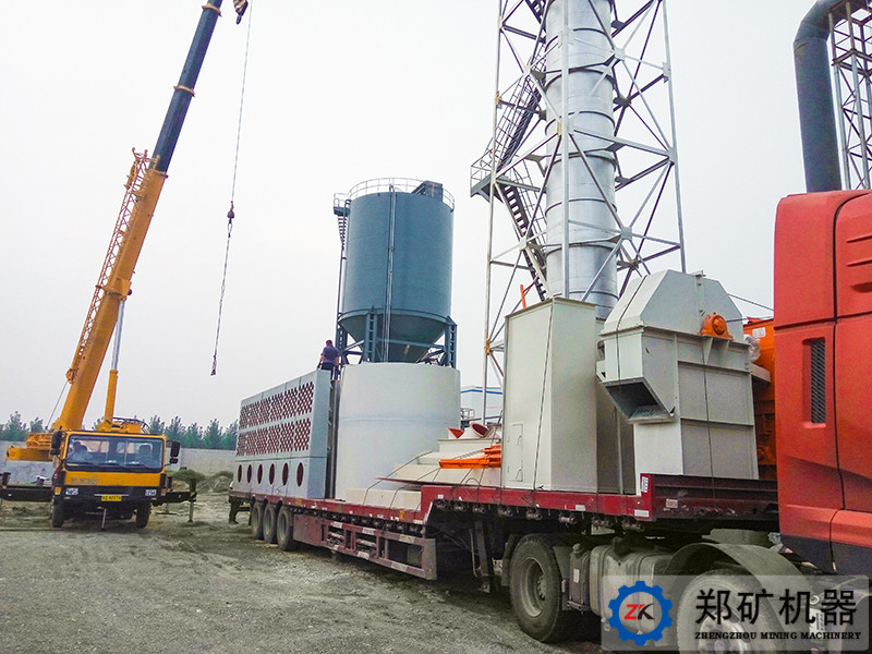 煤粉制備站安裝現(xiàn)場(chǎng)